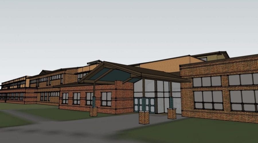 3d rendering of buiding