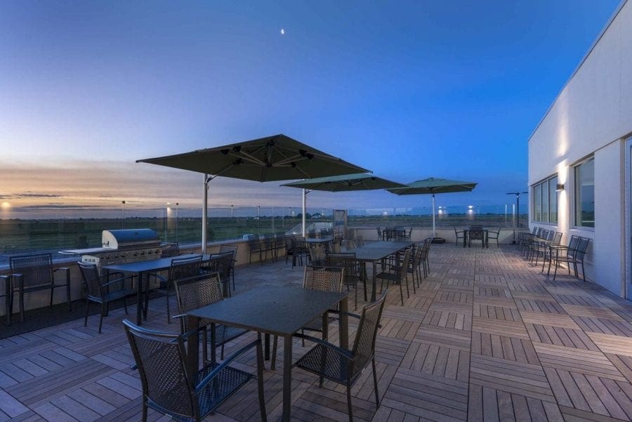 Rooftop area
