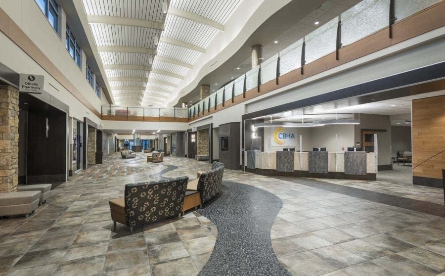 Large lobby area