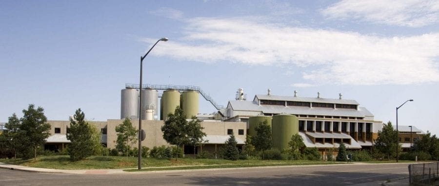 side view of building