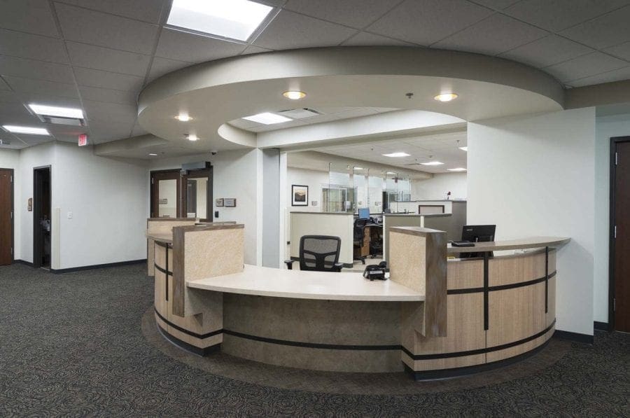 Reception area