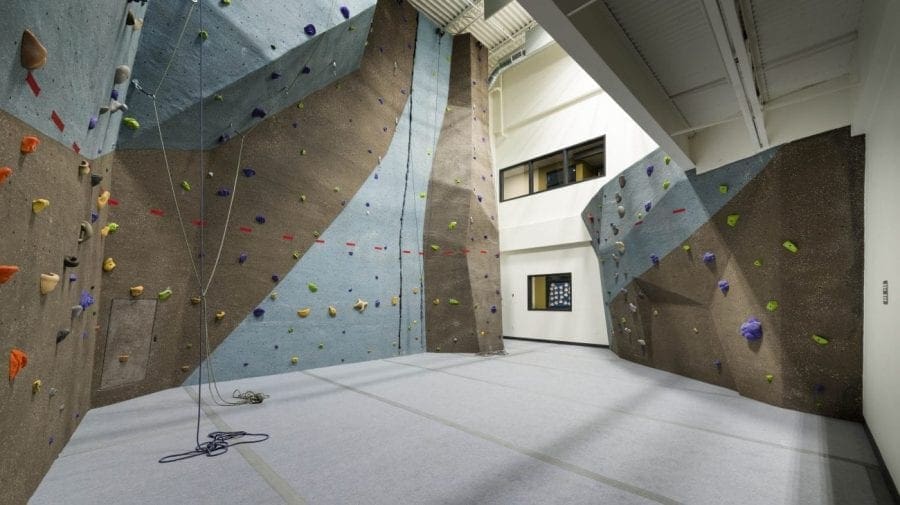 indoor climbing wall