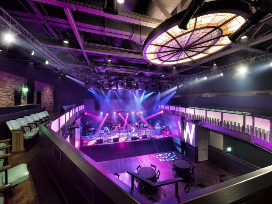 Room with light show