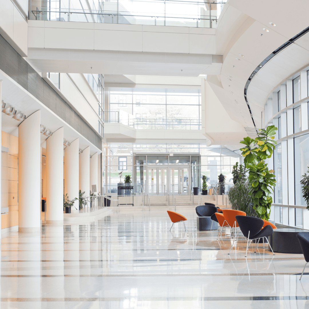 lobby of a building